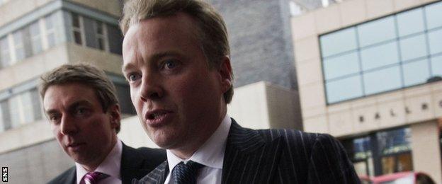 Craig Whyte at Glasgow's Hilton Hotel in December 2010