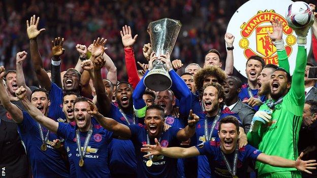 Manchester United beat Ajax in the Europa League final to secure a place in next season's Champions League