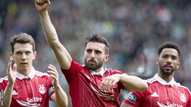 Graeme Shinnie will captain Aberdeen in the cup final