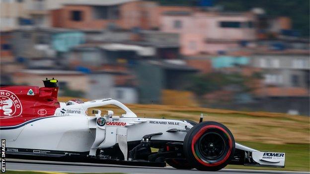 Charles Leclerc in Brazil