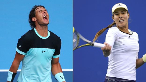 Rafael Nadal and Ana Ivanovic