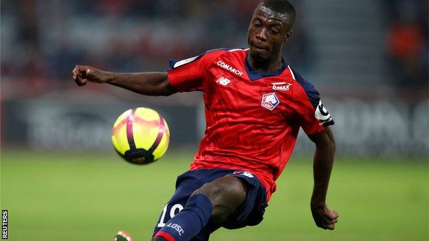 Ivory Coast winger Nicolas Pepe