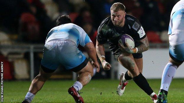 Ross Moriarty is in his second season with Dragons