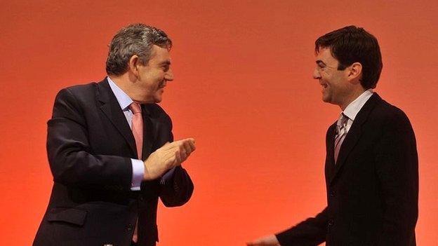 Gordon Brown and Andy Burnham