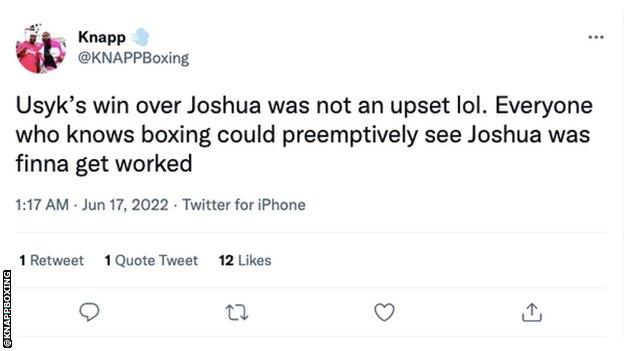 Commentary on Usyk v Joshua.