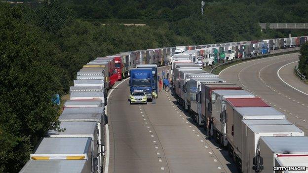 Operation Stack on the M20 in Kent