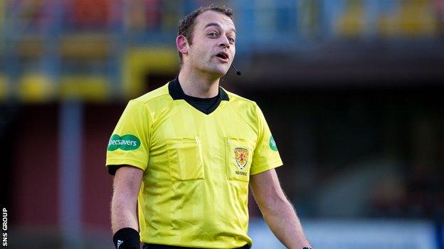 Referee Gavin Duncan was sent home after forgetting to take a Covid-19 test before the match