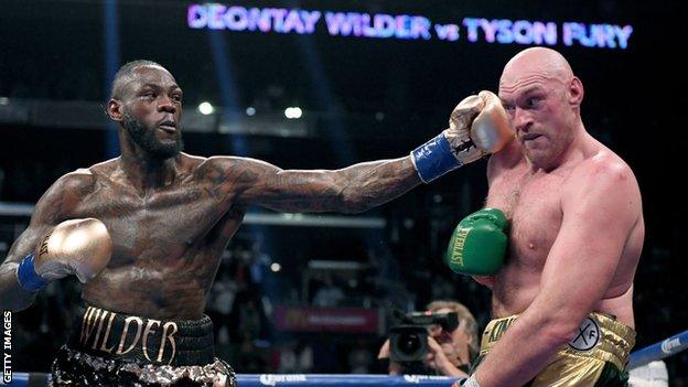 Deontay Wilder fights Tyson Fury