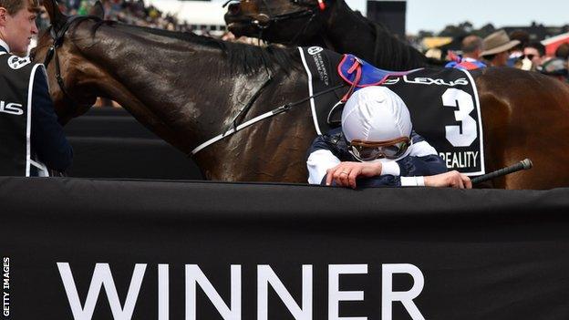 Frankie Dettori had twice been runner-up in the Melbourne Cup