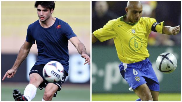 Carlos Sainz and Roberto Carlos