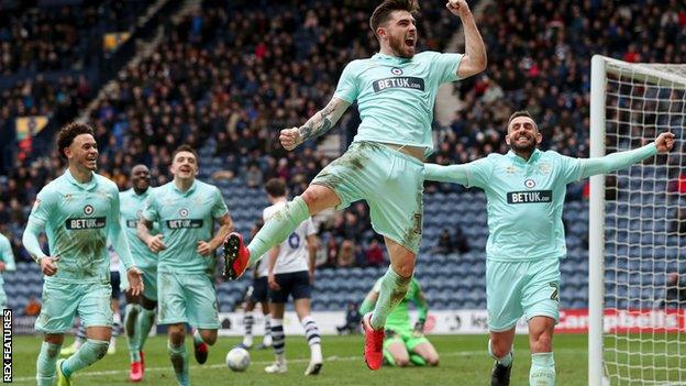 QPR celebrating