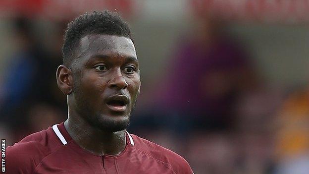 Aaron Pierre has scored four goals for Northampton Town so far this season