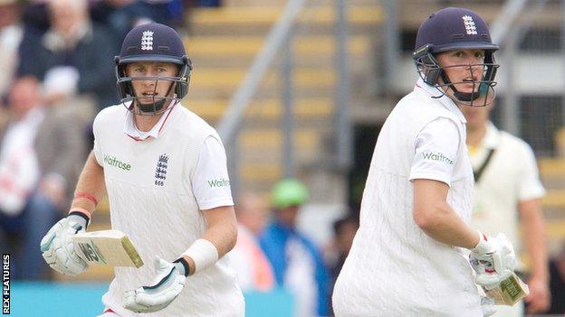 Joe Root and Gary Ballance
