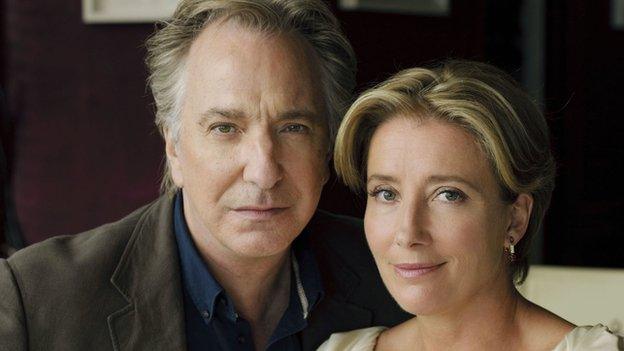 Alan Rickman and Emma Thompson