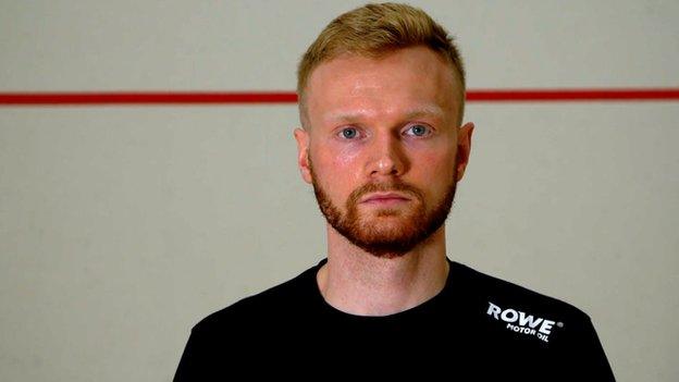 Joel Makin hopes to win Wales' first squash gold medal in Birmingham