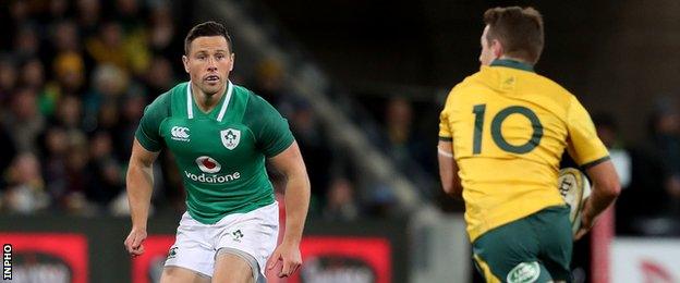 Cooney has won two Test caps for Ireland