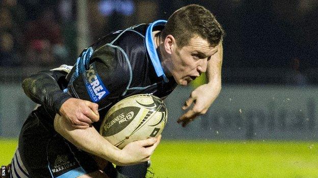 Glasgow Warriors centre Mark Bennett