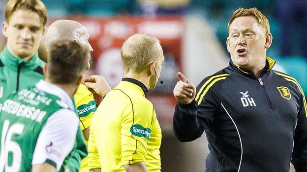 Livingston manager David Hopkin