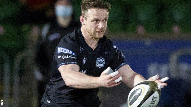 Nick Grigg added a third try for Glasgow in a near-farcical ending to the match in Italy