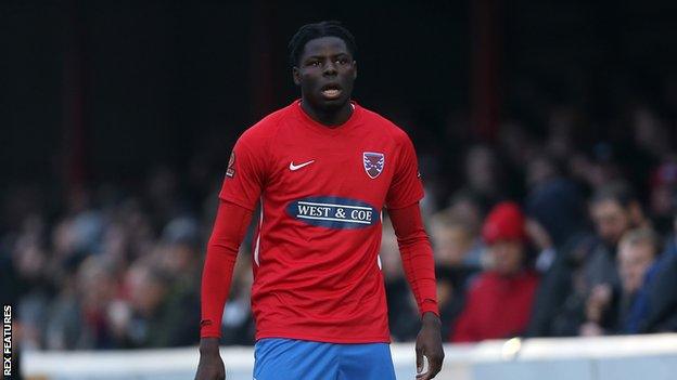 Dagenham & Redbridge defender Yoan Zouma