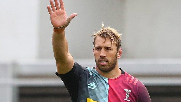 Chris Robshaw in action for Harlequins