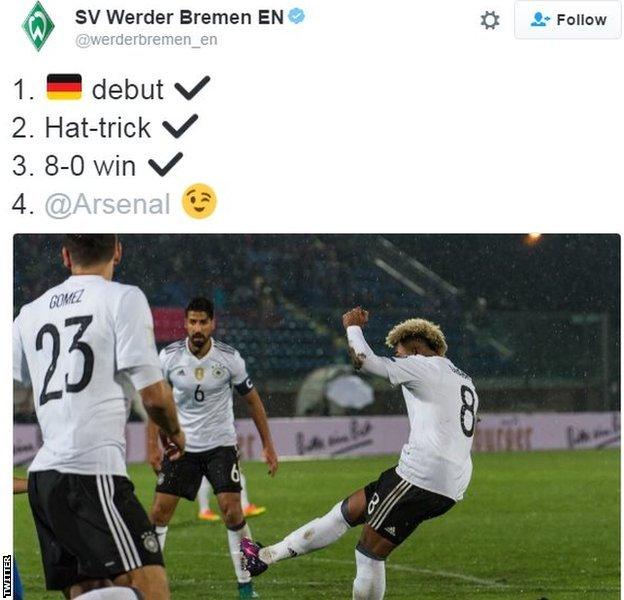 Werder Bremen on Twitter