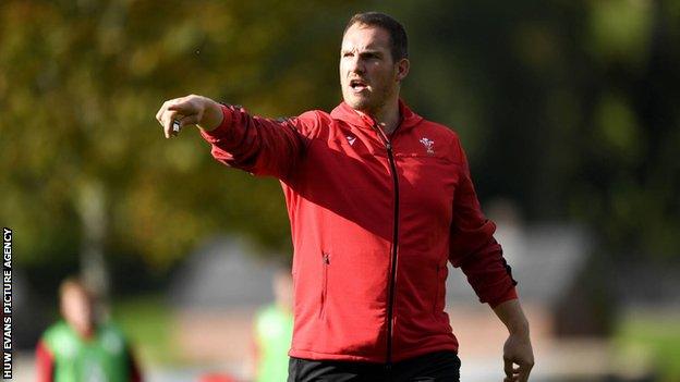 Gethin Jenkins worked with Wales Under-20s in the 2020 Six Nations