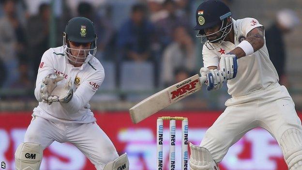 India captain Virat Kohli hits out against South Africa