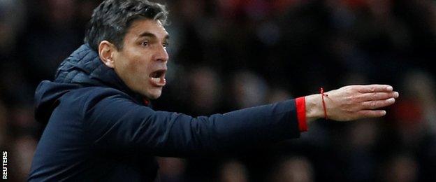 Southampton manager Mauricio Pellegrino