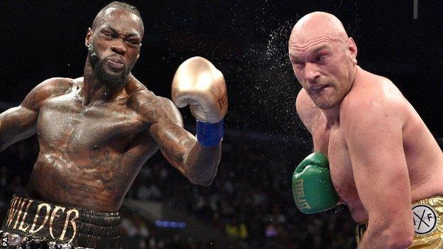 Deontay Wilder and Tyson Fury