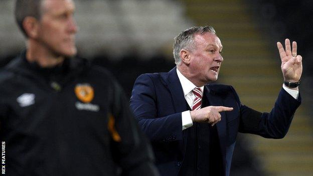 Stoke manager Michael O'Neill