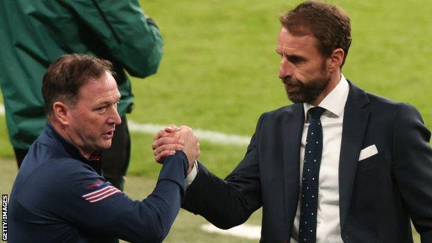 Gareth Southgate and Steve Holland