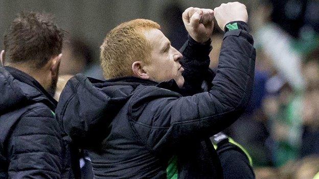 Hibernian head coach Neil Lennon