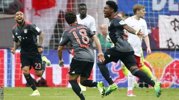 Bayern Munich celebrate