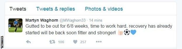 A Martyn Waghorn tweet