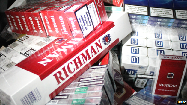 richman cigarettes HMRC seize cigarettes, tobacco and alcohol from 15 premises