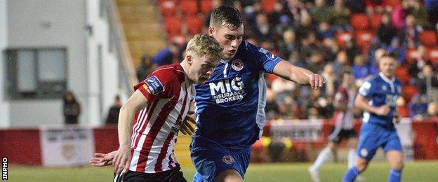 Derry City's Adrian Delap