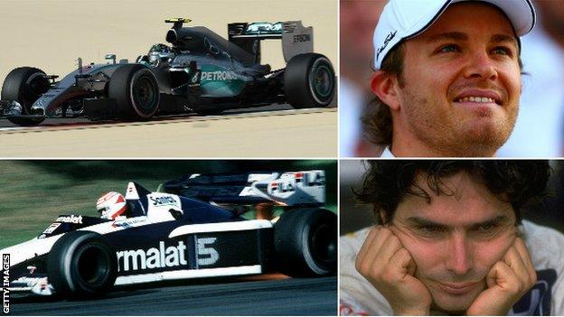 Rosberg and Piquet