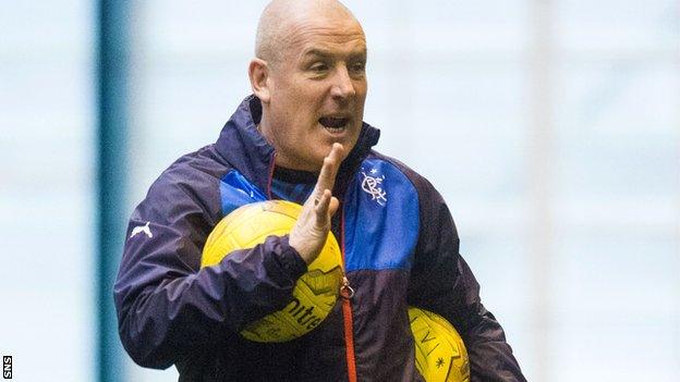 Rangers manager Mark Warburton