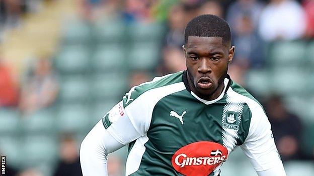 Nathan Blissett has made 16 appearances for Plymouth Argyle this season