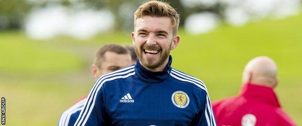 Scotland midfielder James Morrison