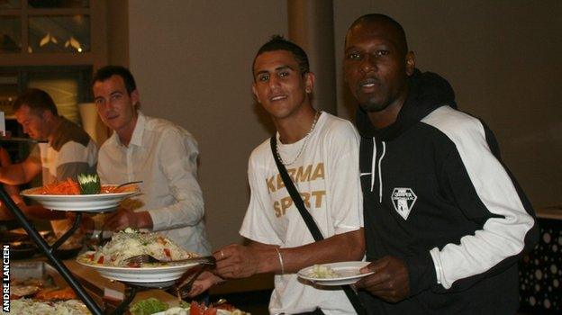 Riyad Mahrez during his time at Quimper