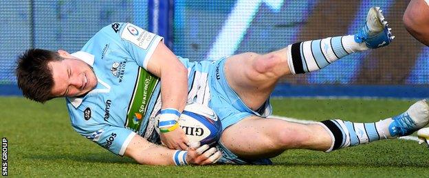 Glasgow scrum-half George Horne