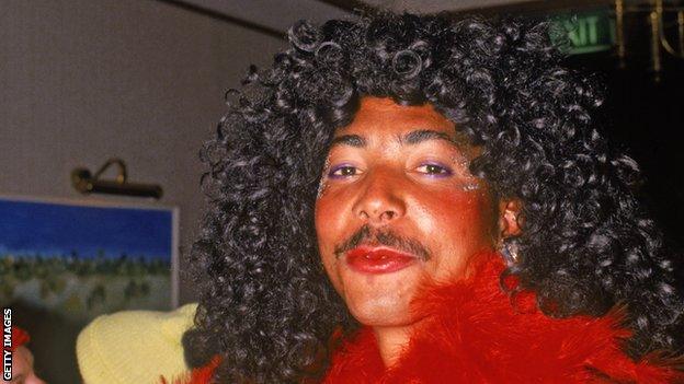 Phil DeFreitas dressed as Diana Ross