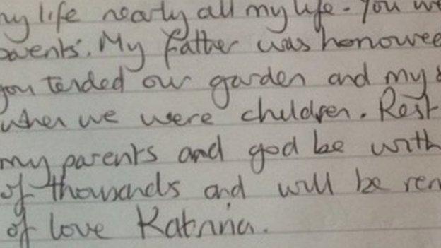 Tributes in the book