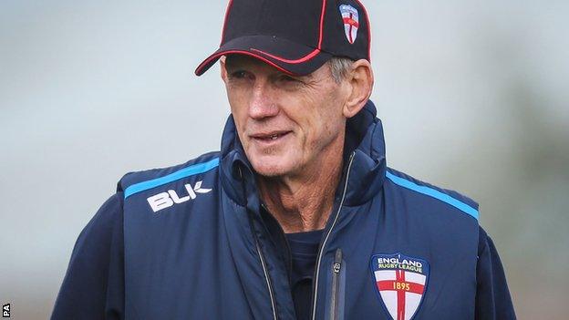 England coach Wayne Bennet