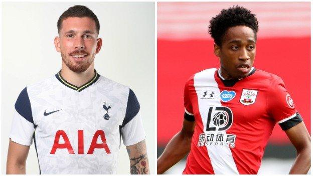 Pierre-Emile Hojbjerg and Kyle Walker-Peters