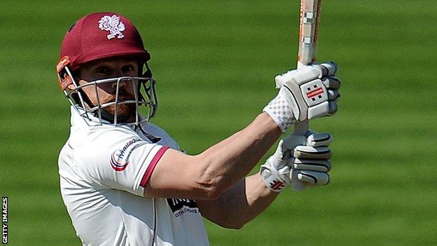 Somerset batsman James Hildreth