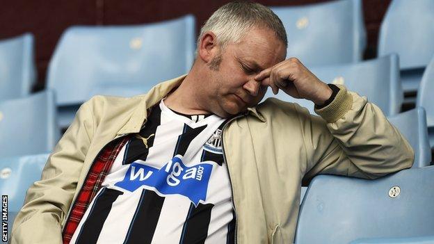 Newcastle fan