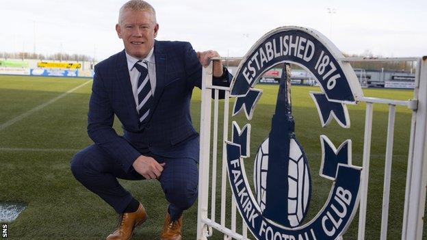 Former Livingston boss Gary Holt was appointed Falkirk sporting director during the shutdown